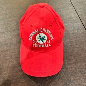Ohio State Buckeyes 2014 National Champions Adjustable Hat - Red